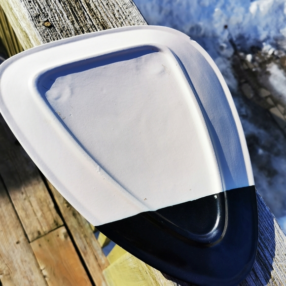 Triangular Cow / Bull Pottery Platter - Picture 6 of 12